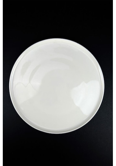 Digithome Elif Porselen 6'lı Servis Ve Sunum Tabağı Seti 27 Cm Krem - Tl4052334 C320.003