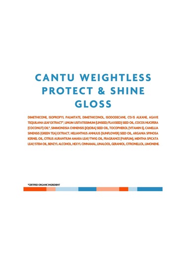 Cantu Weightless Isı Koruyucu Ve Parlaklık Veren Saç Serumu - Dalgalı Ve Kıvırcık Saçlar 100 Ml