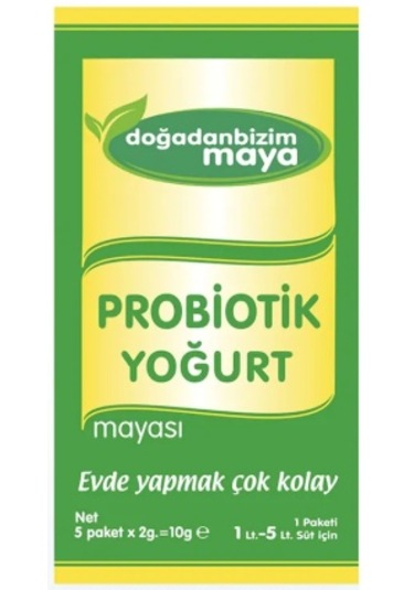 Doğadan Bizim Maya Probiotik Yoğurt Mayası 2 x 10 G