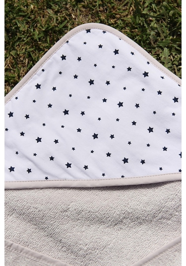 Baveno %100 Pamuk Yıldız Desenli 75x75 Bebek Kundak