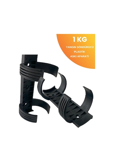 1 KG Yangın Söndürme Tüpü Plastik Askı Aparatı - Yangın Tüpü Askısı
