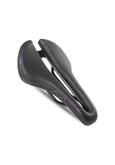 Skycıty Hava Akışlı Bisiklet Sele - Su Geçirmez Yumuşak Bisiklet Koltuğu Ve Aksesuarları Mor