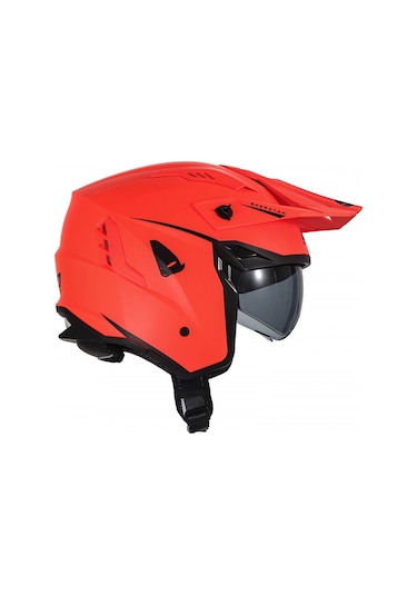 Ufo Plast Sheratan Jet Açık Kask Neon Turuncu