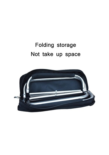 Açık Taşınabilir Katlanır Kamp Sandalyesi Siyah