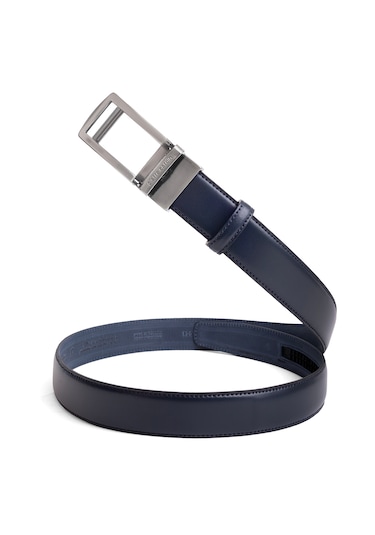 Pierre Cardin Deri Otomatik Tokalı Erkek Kemeri En 3,5 Cm Pcotm01 Lacivert