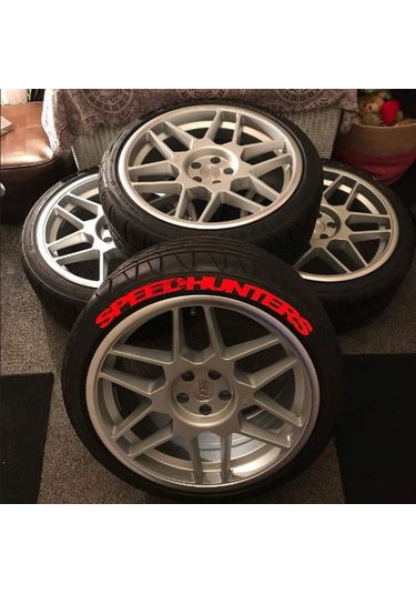 Lastik Yazısı 4X Speed Hunters Kırmızı