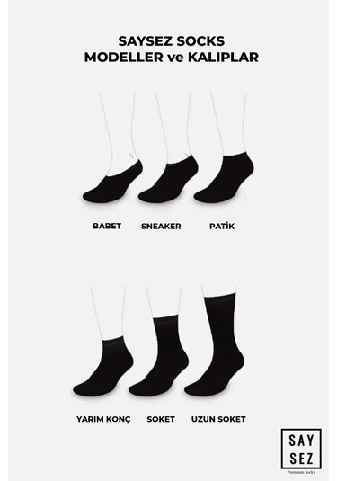 Bambu Kadın Babet Siyah-beyaz-gri Çorap Dikişsiz Görünmez Kaydırmaz Topuk Silikonlu Premium 6'lı Set Renkli
