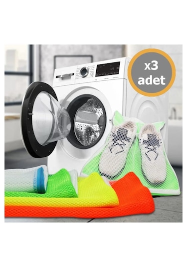 Ultra Lüx 3 Adet Fermuarlı Ayakkabı Yıkama Filesix Beyaz