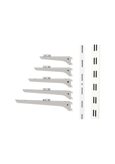 Rafburada Rafburada® Raf Destek Kolu, Ahşap Raf Desteği, Raf Tutucu Ayak