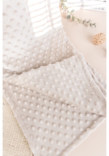 Nohut Desenli Bebek Battaniyesi Çok Renkli