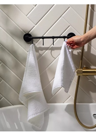 Stolz Loft Basic Havluluaskı, 4 Kancalı 174948532 Siyah