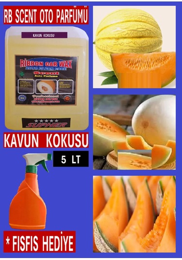 Rb Scent Oto Parfümü Kavun Kokusu 5 Lt Kavun