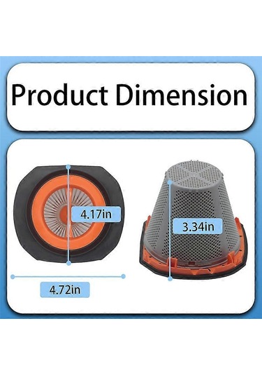 Black+decker 20v Max Powerconnect El Tipi Süpürge Modelleri Bchv001c1, Bchv001b İçin N900287 Hepa Filtresi