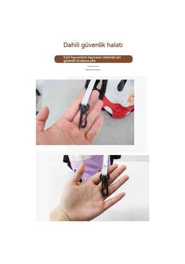 Seigawa Pet Taşınabilir Omuz Taşı Göğüs Dört Ayaklı Pet Omuz Çantası