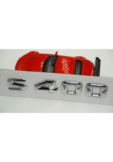 S400 Bagaj Krom Metal 3M 3D Yazı Logo