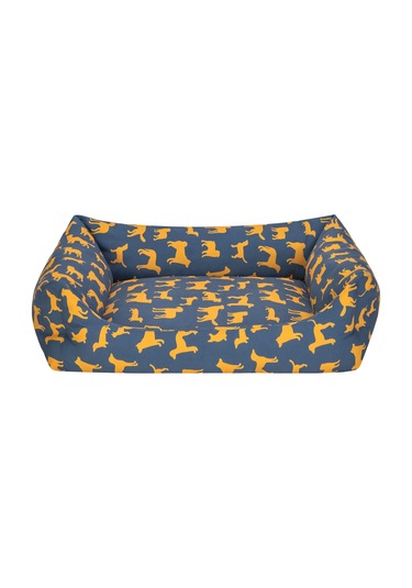 Pet Comfort Uniform Lacivert-sarı Köpek Yatağı L 70x60cm