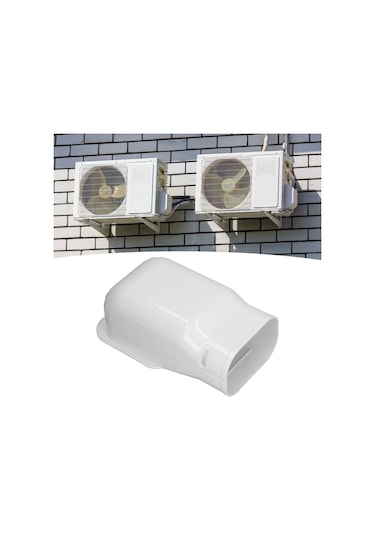Ximistore9 Pvc Klima Boru Koruyucu, Duvar Hatlarını Gizle Ve Koru, 5-10hp Uyumlu, Hızlı Kurulum, Dayanıklı