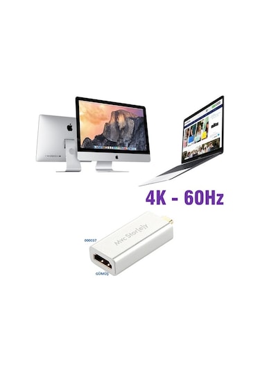 Mcstorey Type-C Hdmı Dönüştürücü 4K Hd Apple Uyumlu MacBook Ipadpro Surfacepro