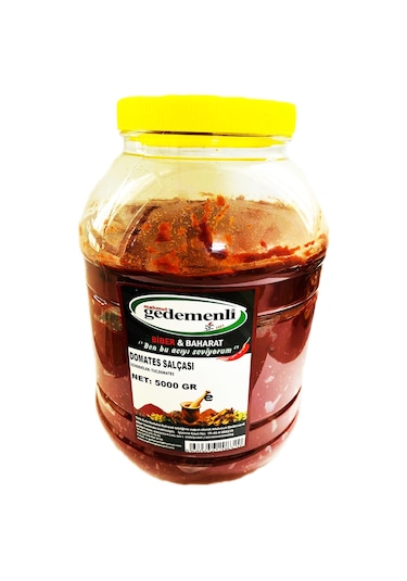 Mahmut Gedemenli Ev Tipi Domates Salçası 5 KG