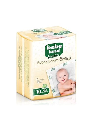 Bebeland Bebek Bakım Örtüsü 10 Lu