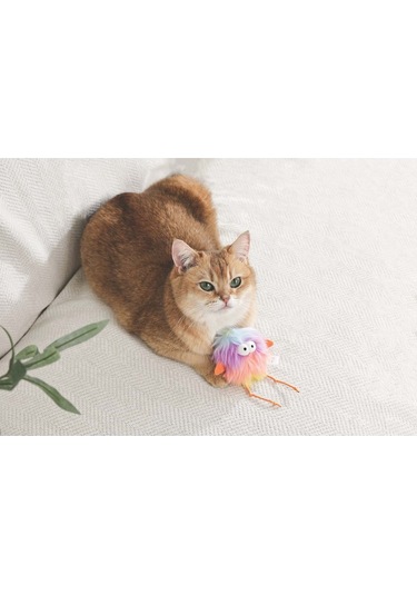 M-pets Fluffy Bub Catnipli Kedi Oyuncağı Multicolor
