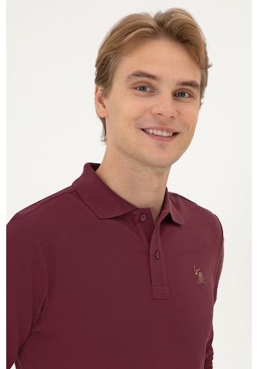 U.s. Polo Assn. Erkek Plum Sweatshirt 50313772-vr177 New Plum