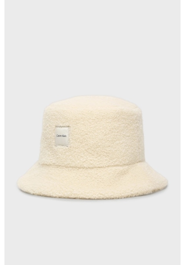 Calvin Klein Bayan Şapka Lv04f5055g Qyj Ekru Ekru