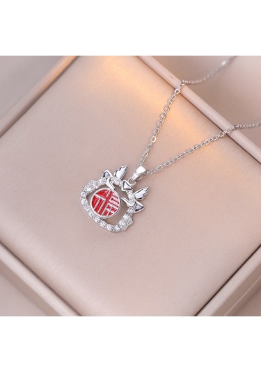 Bayan Kolye: Moda Estetiği Titanyum Çelik Kolye No.240 Çok REnkli