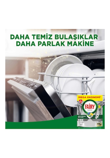 Fairy Platinum Limon Kokulu Bulaşık Makinesi Deterjanı 72 Tablet