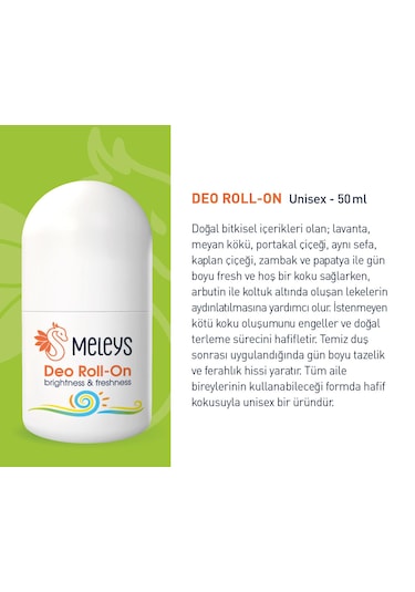 Meleys Ter ve Koku Önleyici Roll-On Deodorant 50 ML