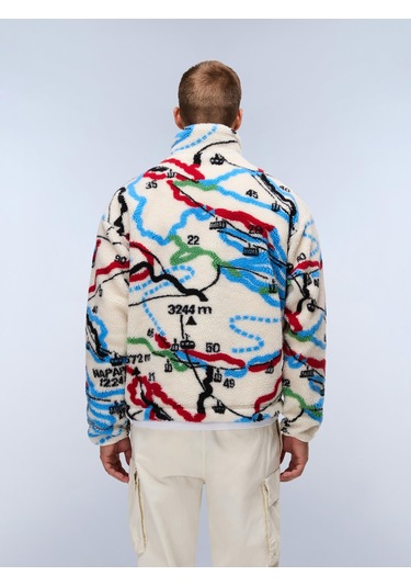 Napapijri T-fiemme Erkek Polar Ceket-30424 Beyaz