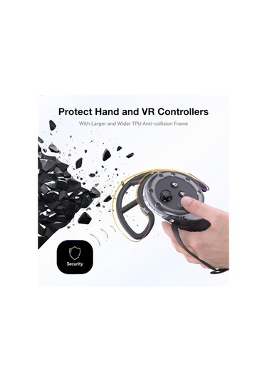 Meta Quest 3 Denetleyicisi İçin Parmaklıklu Koruma Etui