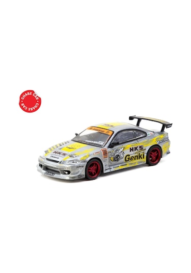 Tarmac Works 1/64 Hks Hiper Silvia Rs-2 Chrome Red - Tokyo Auto Salon 2025 Special Edition - Global64