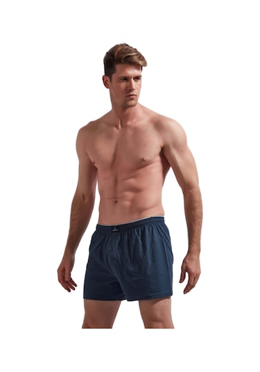 Josejuan Erkek Boxer Örme Penye 1120-Indigo İndigo