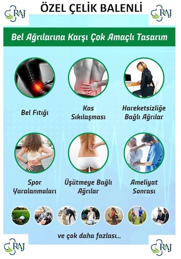 Raj Lumbosacral Bel Fıtığı Disk Kayması Korsesi