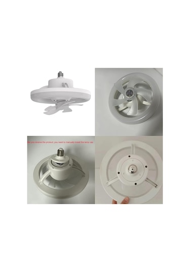 Hallow Lmh00022 Işıklı Kısılabilir Tavan Vantilatör E27