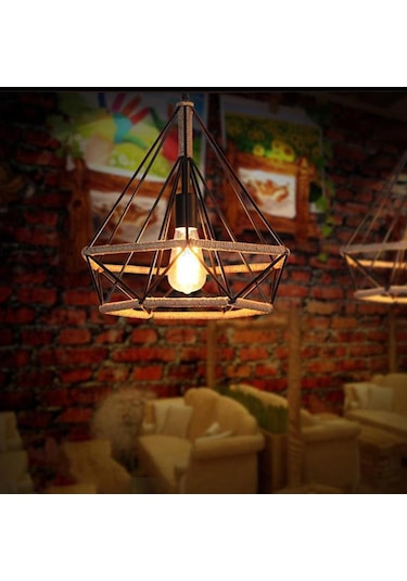 Rustik Endüstriyel Vintage Metal Gölge Kolye Işık Asma Tavan Lambası Armatür Diğer