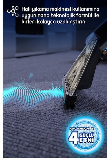 Fakir Nano Teknoloji ile Lavantalı Makine Halı ve Koltuk Şampuanı 1 L