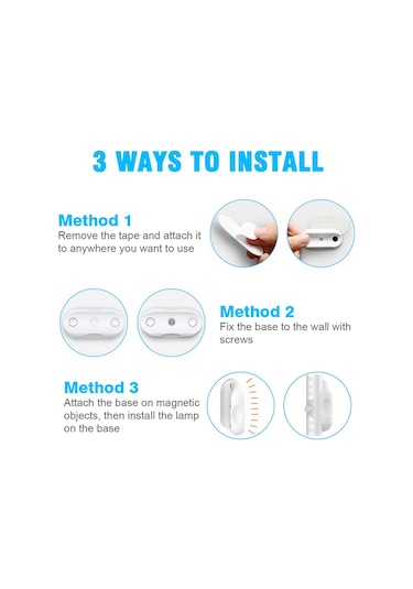 Maiyame Led Dolap Lambası, Dokunmatik Hareket Sensörlü, Sürekli Aydınlatma Modu, Usb Şarjlı, 600mah Batarya, Açı Ayarlanabilir, Beyaz Işık Beyaz