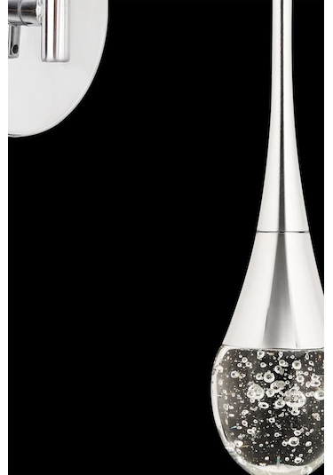 İstanbul Avize Aplik Mercure Tekli Gümüş Ledli 3 Renk Modern Led Aplik Gümüş