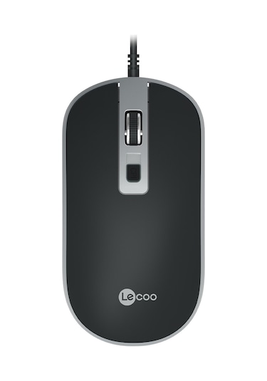 Lecoo Ms104 Usb Kablolu 1600dpı 4 Tuşlu Pc, Mac, Dizüstü Bilgisayar İle Uyumlu Optik Mouse Ms104