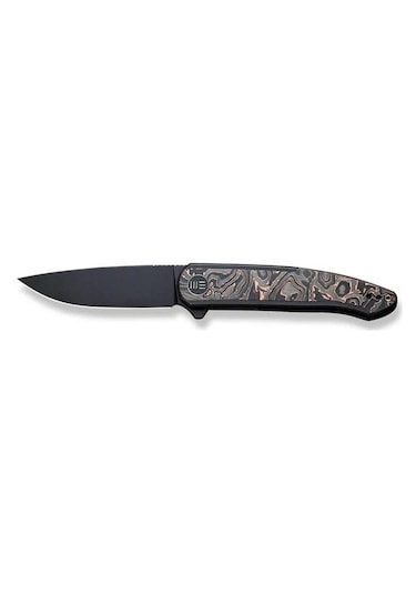 We Knife Smooth Sentinel Cf Titanium Copper Foil Kamp Çakı Siyah