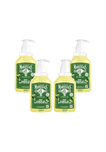 Le Petit Marseillais Saf Sıvı Sabun Zeytinyağı 4 x 300 ML