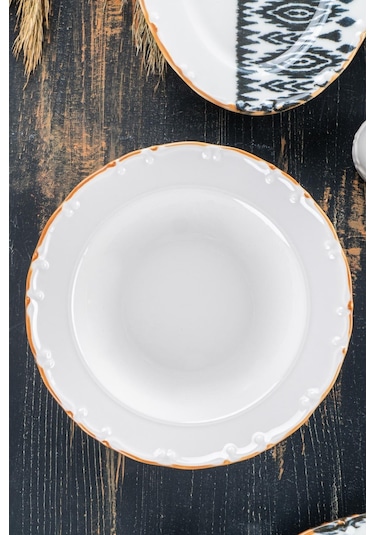 Snow 6 Kişilik 23 Parça Porselen Yemek Takımı