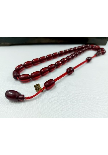 Juaind Hasan Usta Havşa Kapsül Kesim Ateş Kehribar Tesbih 8.5x12