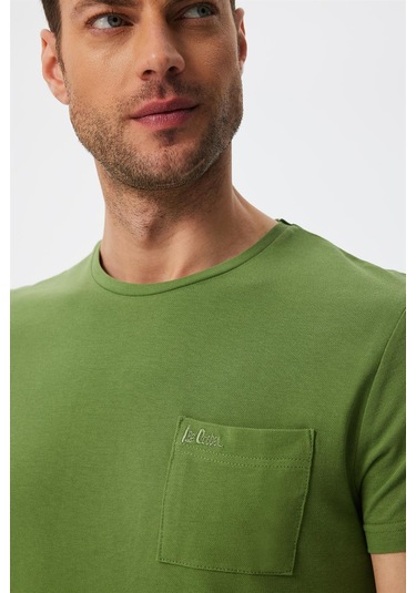 Lee Cooper Twıngo Erkek O Yaka Pike T Shırt Yeşil 16064 Yeşil