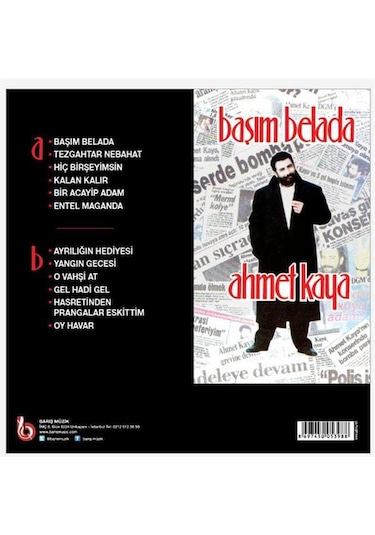 Ahmet Kaya - Başım Belada Plak