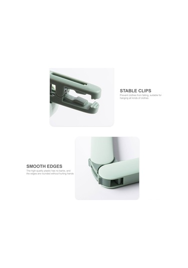 Konesam Yolculuk İçin Katlanabilir Abs Oyak, Kayma Engellli Ev Ve Seyahat Çamaşırı Asma Aleti, Uzun Ve Kısa Giyim İçin Çok Amaçlı Tasarım Beyaz