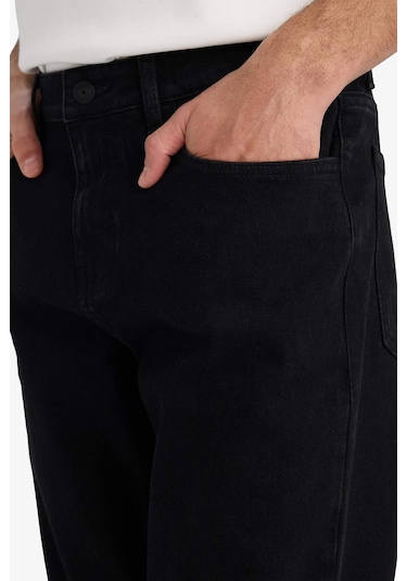 Defacto Diago Comfort Fit Jean Pantolon D9828AX25SP Siyah