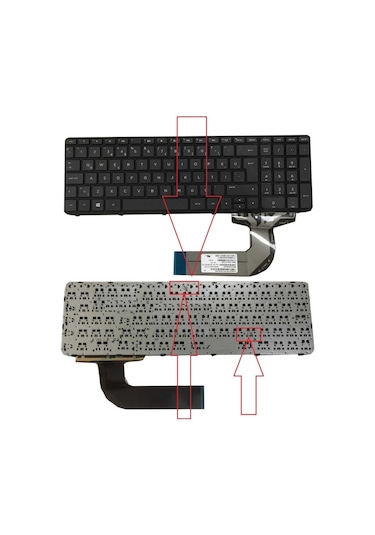 HP Uyumlu Pavilion Pk1314D1A00 Notebook Klavye  Tr